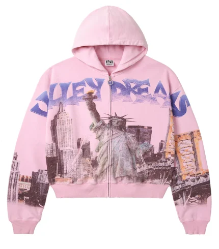 Vale Forever NYC ZIP UP [PINK]