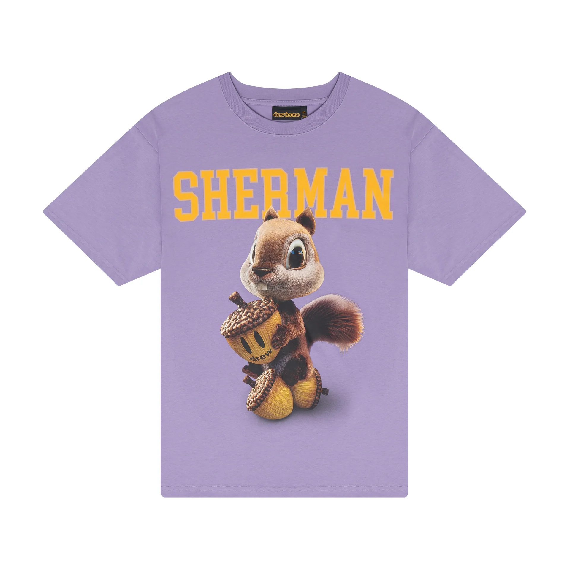 3DSHERMANSSTEE-PURP Drew House Shirt - Image 1